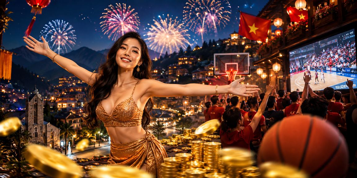 Người chơi dự sự kiện bóng rổ trực tuyến tại Sapa